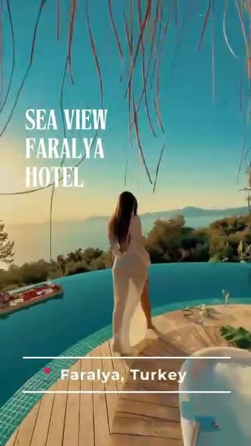 Faralya'da Eşsiz Bir Deniz Manzarası