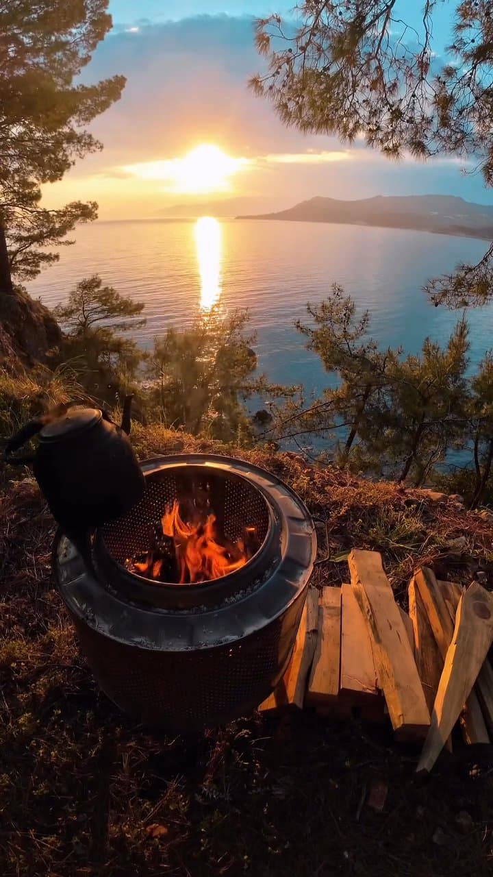 Sonnenuntergang in Adrasan: Umarmung der Natur