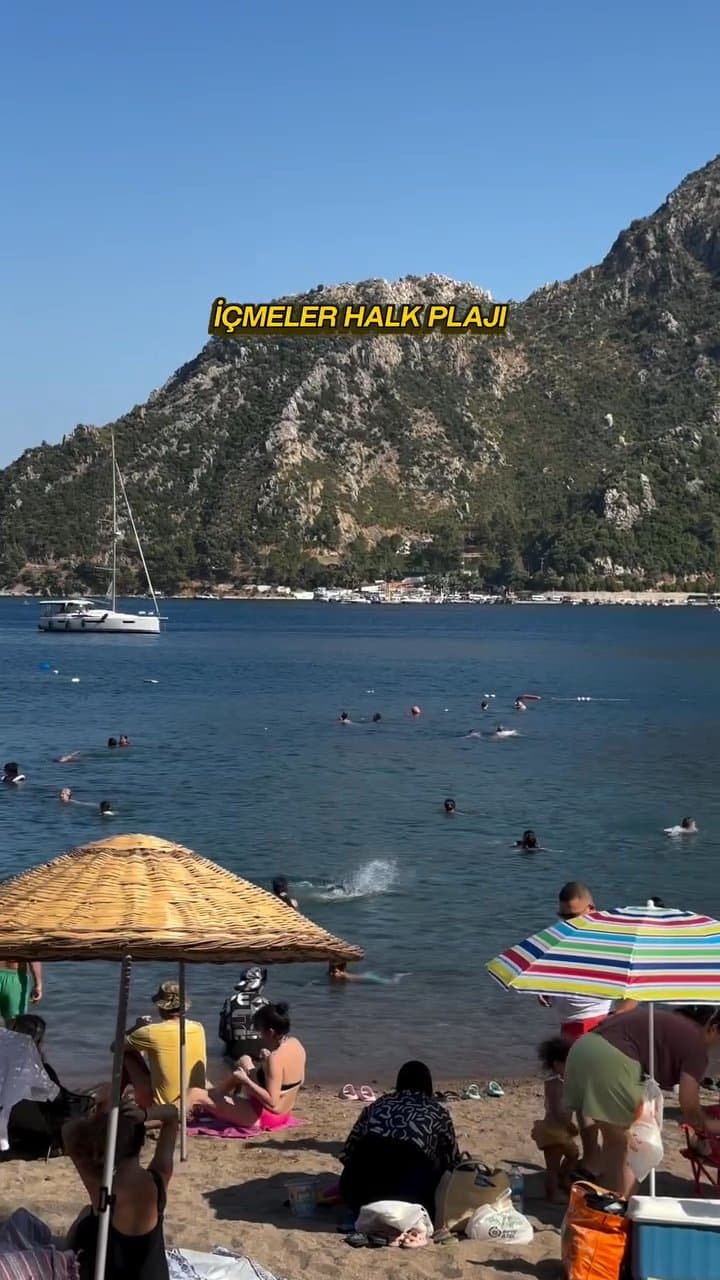 İçmeler Halk Plajı: Ücretsiz ve Konforlu Seçenekler