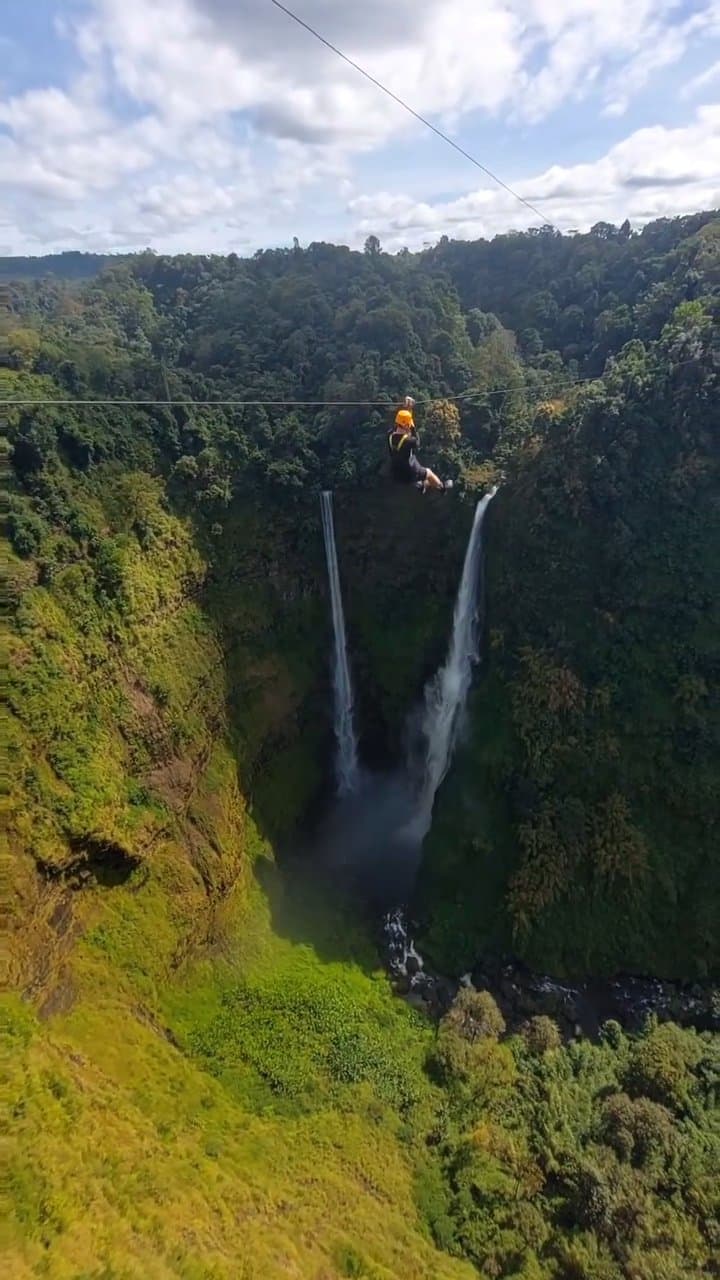 Adventure in Laos: Zipline and Waterfall Experience