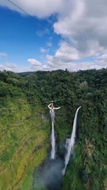 Ziplining Adventure at Tad Fane Waterfall