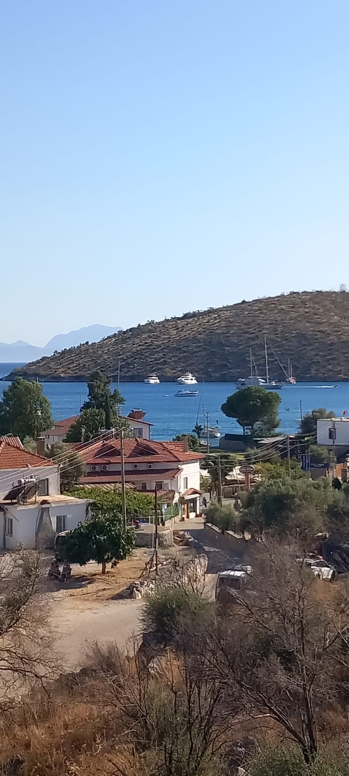 Manzara pansiyon çökertme koyu
