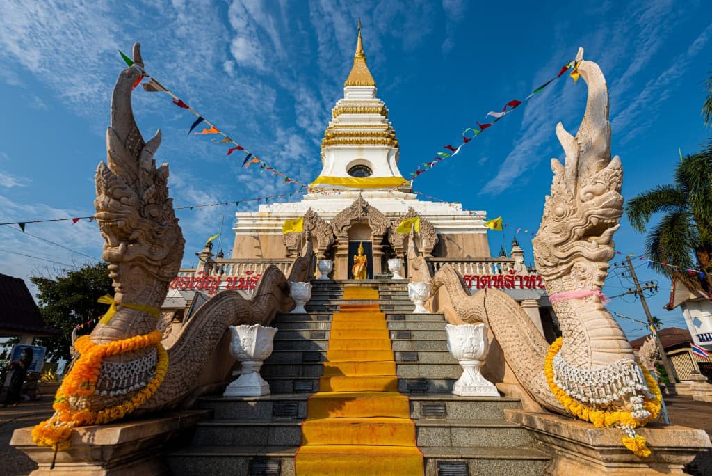 Naga-Treppe am Phrathat La Nong