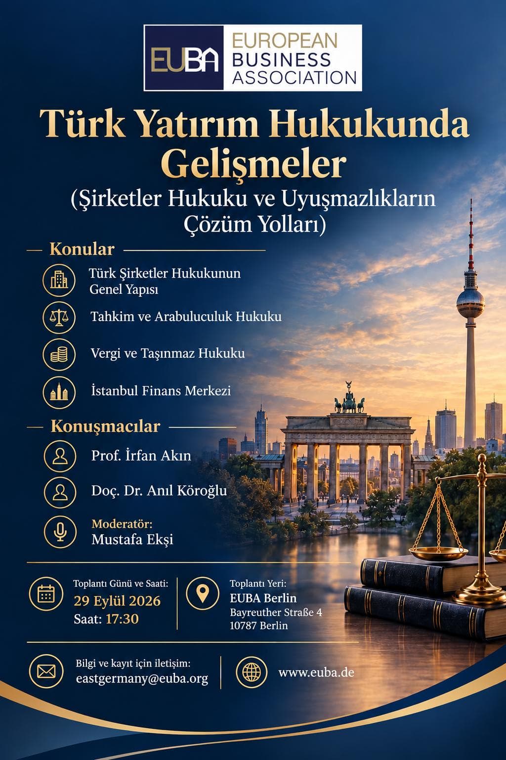 Europäische Wirtschaftsvereinigung: Veranstaltung in Berlin